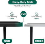 Folding Table 2 Pack, 6FT Heavy Duty Plastic Table with Handle, Foldable&Portable, Fold-in-Half Utility Tables, alternate