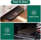 Folding Table 2 Pack, 6FT Heavy Duty Plastic Table with Handle, Foldable&Portable, Fold-in-Half Utility Tables, alternate