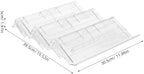 Food Display Riser Layer Plastic for Supermarket Cold in Transparent, alternate view 3