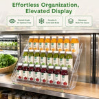Food Display Riser Layer Plastic for Supermarket Cold in Transparent, alternate view 5
