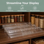 Food Display Riser Layer Plastic for Supermarket Cold in Transparent, alternate view 6