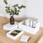 Food Risers for Buffet Table, Display Stand Shelf for Catering Dessert Collectibles Jewelry Figures Show, White, alternate