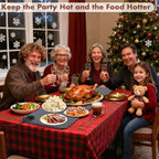 Food Warming Mat - 47.24''x15.75'' Food Warmer, 7-Temp Adjustable Fast Heating, Heat Meals/Keep Food Warm, alternate view 2
