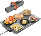 Food Warming Mat, Electric Warming Trays for Buffets Party, Fast Full-Surface Heating Mat for Food with 19 Level