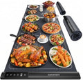 Food Warming Mat, Expandable 25"‐42" Electric Warming Tray