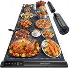 Food Warming Mat, Expandable 25"‐42" Electric Warming Tray