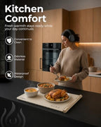 Food Warming Mat, Food Warmer for Parties Buffet, Stone, L,16x24, alternate view 2