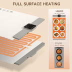 Food Warming Mat for Buffet, Electric Warming Tray, Silicone Heating Mat with 5 Temperature Levels& Auto, alternate view 4