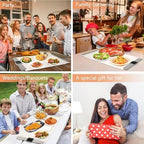 Food Warming Mat for Buffet, Electric Warming Tray, Silicone Heating Mat with 5 Temperature Levels& Auto, alternate view 7