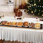 Food Warming Tray for Parties Buffet, 55"x14" Extra Large Warmer Mat with 9 Level Temperature, Thermostat and, alternate view