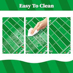 Football Party Decorations,3 Pack Football Tablecloth Disposable Plastic Tablecloth 54" X 108" Plastic Table, alternate view
