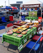 Football Plastic Table Cloth Disposable, 4 Pack, 54 x 108 in, alternate view 7