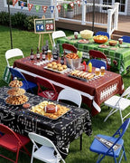 Football Plastic Table Cloth Disposable 54x108 3 Pack Table Cover, alternate view 7