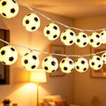 Football String Lights, 10FT 20LED Soccer Ball Fairy Lights for Party Decor