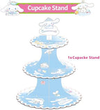 for Cinnamoroll Themed Party Supplies and Decorations, a Three-Tiered Cupcake Stand, a Display Stand for, alternate view 4