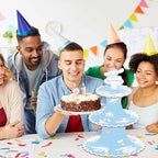 for Cinnamoroll Themed Party Supplies and Decorations, a Three-Tiered Cupcake Stand, a Display Stand for, alternate view 5