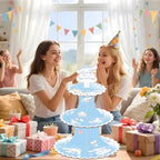 for Cinnamoroll Themed Party Supplies and Decorations, a Three-Tiered Cupcake Stand, a Display Stand for, alternate view 6