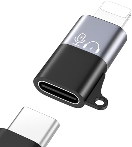 for DJI Mic Mini USB-C to Lightning Audio Adapter for iPhone -1 Pack