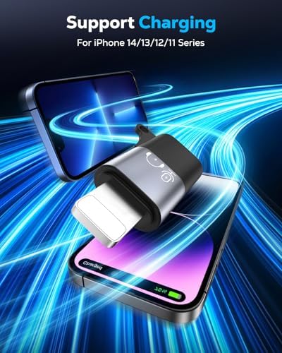 for DJI Mic Mini USB C to Lightning Audio Adapter for iPhone, 2 Pack, alternate view 5