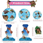 for moana Themed Party Supplies and Decorations, a Three-Tiered Cupcake Stand, a Display Stand for Birthday, alternate view 3