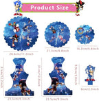 for Sonic Themed Party Supplies and Decorations, a Three-Tiered Cupcake Stand, a Display Stand for Birthday, alternate view 3