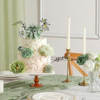 Forest Green Artificial Flower Combo Box Set for Wedding Bouquet Home Decor in Forest Green, alternate view 4