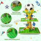 France Soccer Party Cupcake Stand - 3 Tier Soccer Cupcake Tower for Birthday Party Decorations Football Dessert, alternate
