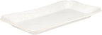 French Perle Hors D'Oeuvre Tray, 13.5-Inch, White in White