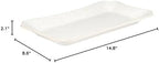 French Perle Hors D'Oeuvre Tray, 13.5-Inch, White in White, alternate view 2