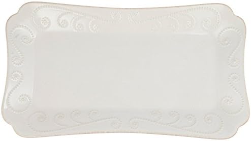 French Perle Hors D'Oeuvre Tray, 13.5-Inch, White in White, alternate view 3