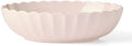 French Perle Scallop Blush Oval Serving Bowl, 11-Inch 80 Fl Oz in Blush