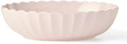 French Perle Scallop Blush Oval Serving Bowl, 11-Inch 80 Fl Oz in Blush