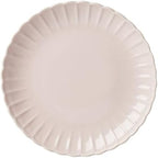 French Perle Scallop Blush Stoneware 12-Piece Dinnerware Set for 4 in 12 Count in Blush, alternate view 3