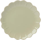 French Perle Scallop Matcha Stoneware 18-Piece Dinnerware Set for 6 in Matcha, alternate view 4