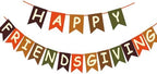 Friendsgiving Party Decorations - HAPPY FRIENDSGIVING Banner | Thanksgiving Decorations for Indoor Outdoor