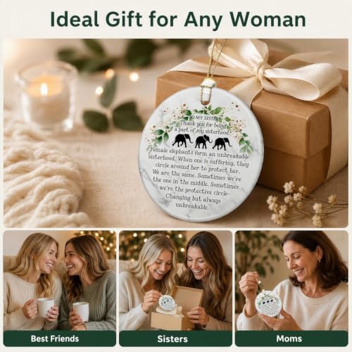 Friendship Elephant Ornament, for Women, alternate view 4