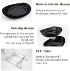 Fruit Bowl for Kitchen Counter, 3 Tier Plastic Serving Bowls with Bamboo Stand, Tiered Fruit Basket for Fruits, alternate