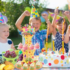 Fruit Strawberry Cupcake Stand - 3 Tier Cute Cake Decorations in Yellow, alternate view 2