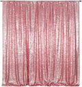 Fuchsia Pink Sequin Backdrop,8FT x 10FT Sequin Photography Backdrop Curtain for Party Decoration in 8 x 10ft in
