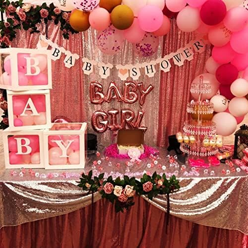 Fuchsia Pink Sequin Backdrop,8FT x 10FT Sequin Photography Backdrop Curtain for Party Decoration in 8 x 10ft in, alternate