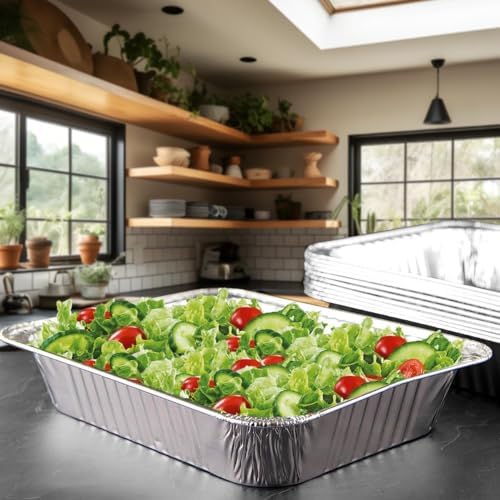 Full Size Aluminum Foil Pans (20 Packs), alternate view 2