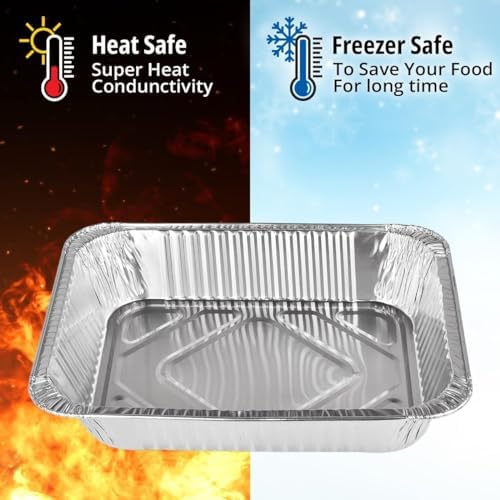 Full Size Aluminum Foil Pans (20 Packs), alternate view 5