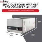 Full Size Stainless Steel Electric Food Pan Warmer, alternate view 5
