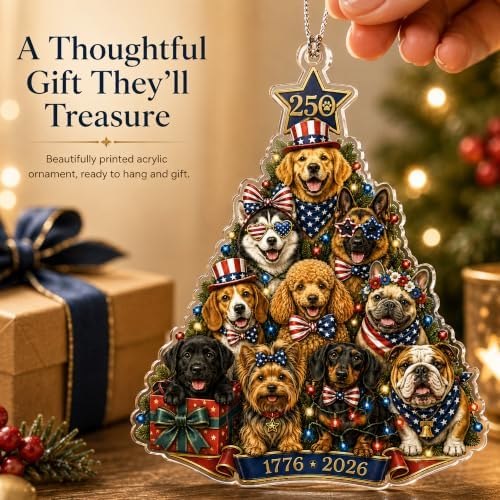 Funny Christmas Ornaments, Dog Christmas Ornaments, Dog Ornament, alternate view 3