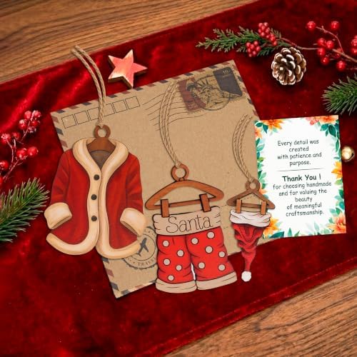 Funny Christmas Ornaments, Santa Ornaments for Christmas Tree, Secret Santa Gifts, Vintage 3-Piece Ornament Set, alternate