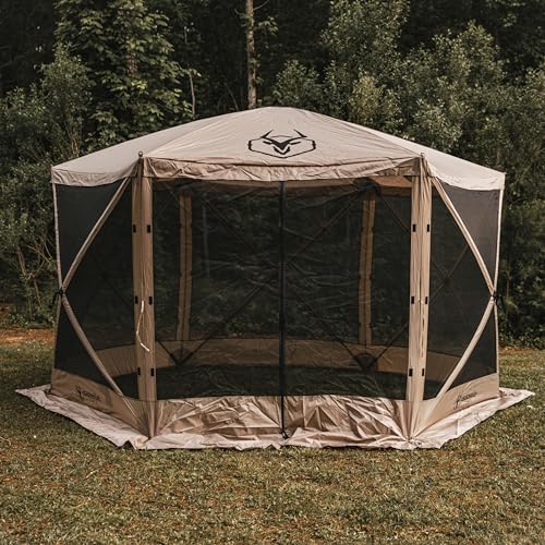G6 6-Sided Portable Gazebo, Easy Pop-Up Hub Screen Tent, Durable, TriTech Mesh, Waterproof, UV Resistant, alternate view 6