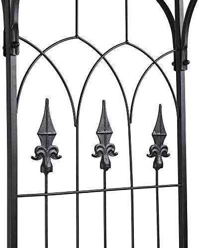 Garden Arbor, 7FT Arch Archway for Wedding Ceremony Party, Steel Garden Trellis for Plant Climbing, Christmas, alternate view