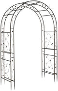 Garden Arbor, Arch for Wedding Ceremony Party, Christmas Garden Decor Steel Garden Trellis for Plant Climbing