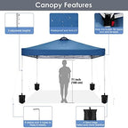 Gazebo 3 x 3 Waterproof Stable Winterproof Folding Party Tent Foldable Tent with Ventilation 4 Side Panels 4, alternate view