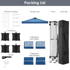 Gazebo 3 x 3 Waterproof Stable Winterproof Folding Party Tent Foldable Tent with Ventilation 4 Side Panels 4, alternate view